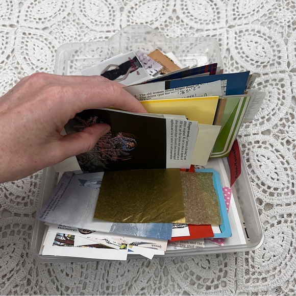 Sterilite pencil box loaded with paper ephemera #9 - Picture 8 of 17